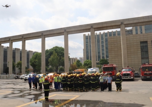 浙江众成参与嘉善县消防联合演习活动